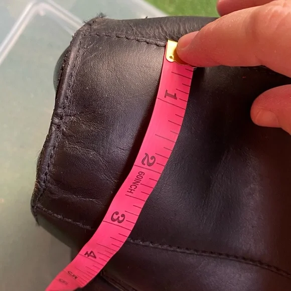 Asos black square leather backpack purse medium - Picture 8 of 10